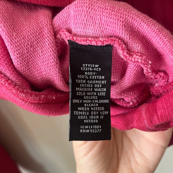 Sanctuary Parkside Cold Shoulder Camellia Sweatshirt in Pink Women's Size S - Picture 11 of 14